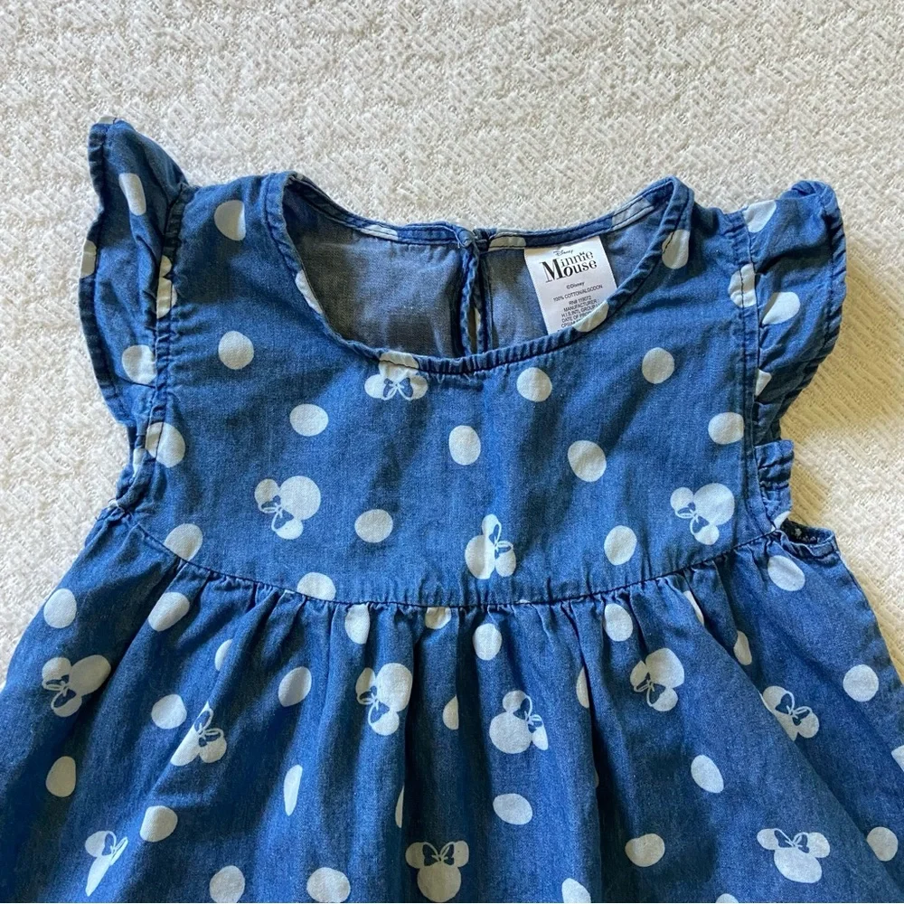 Disney Mini Mouse Chambray Denim Dress